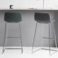 Nordic Plastic Bar Stool Bucket Counter Bar Stool with Metal Legs Clearhalo 'Bar Furniture' 'Bar Stools' 'bar_stools' 'furn' 'furn_bar_stools' 'Furniture' 'furniture_bar_stools' 'Kitchen & Dining Furniture' 4790519