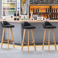 Scandinavian Upholstered Footrest Barstool Matte Finish Wood Bristol Stool Clearhalo 'Bar Furniture' 'Bar Stools' 'bar_stools' 'furn' 'furn_bar_stools' 'Furniture' 'furniture_bar_stools' 'Kitchen & Dining Furniture' 4790572