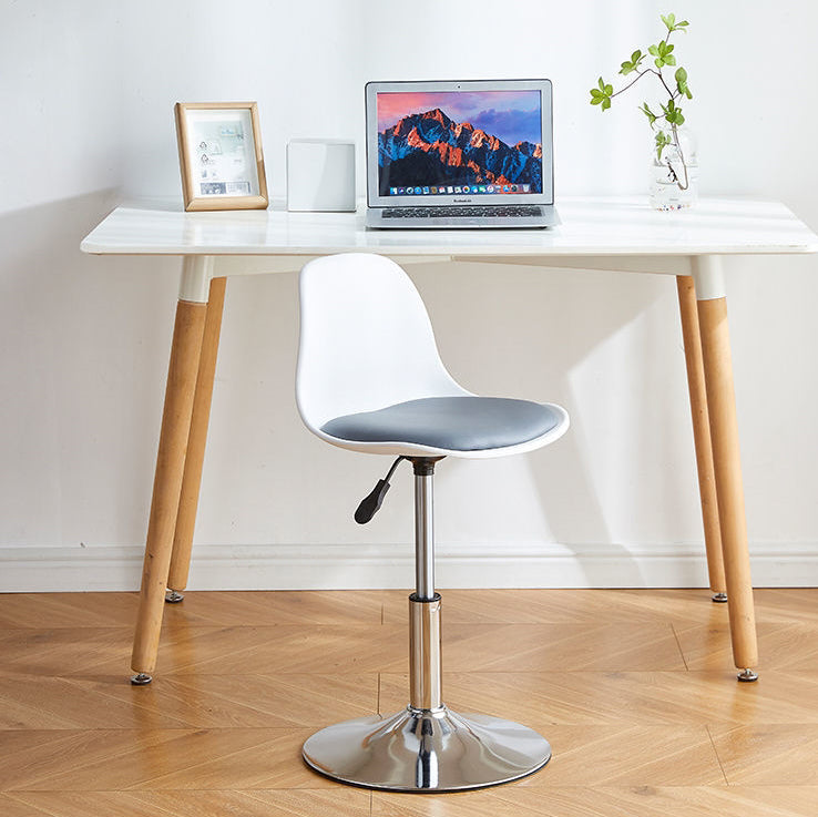 Contemporary Liftable Bar Stool Bucket Counter Bar Stool with Metal Legs Clearhalo 'Bar Furniture' 'Bar Stools' 'bar_stools' 'furn' 'furn_bar_stools' 'Furniture' 'furniture_bar_stools' 'Kitchen & Dining Furniture' 4790600