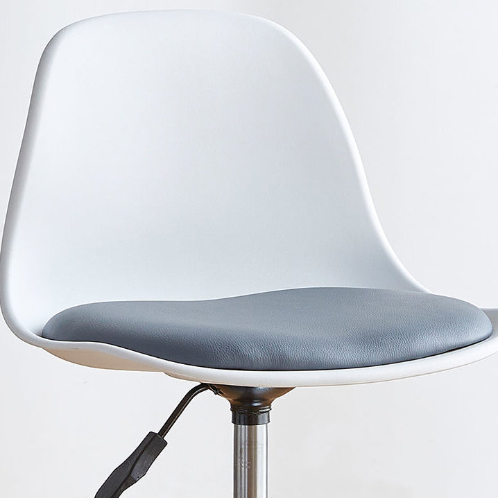 Contemporary Liftable Bar Stool Bucket Counter Bar Stool with Metal Legs Clearhalo 'Bar Furniture' 'Bar Stools' 'bar_stools' 'furn' 'furn_bar_stools' 'Furniture' 'furniture_bar_stools' 'Kitchen & Dining Furniture' 4790607