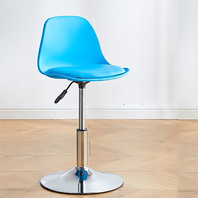 Contemporary Liftable Bar Stool Bucket Counter Bar Stool with Metal Legs Clearhalo 'Bar Furniture' 'Bar Stools' 'bar_stools' 'furn' 'furn_bar_stools' 'Furniture' 'furniture_bar_stools' 'Kitchen & Dining Furniture' 4790613