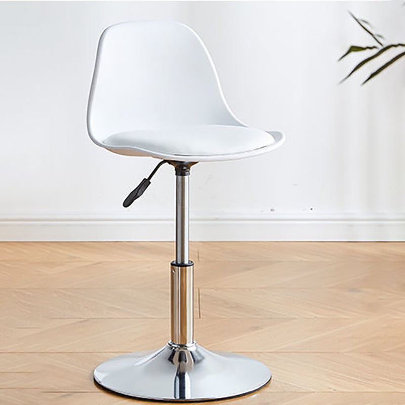 Contemporary Liftable Bar Stool Bucket Counter Bar Stool with Metal Legs Clearhalo 'Bar Furniture' 'Bar Stools' 'bar_stools' 'furn' 'furn_bar_stools' 'Furniture' 'furniture_bar_stools' 'Kitchen & Dining Furniture' 4790615