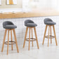 Contemporary Style Low Back Bar-stool Wooden Bar Stool for Restaurant Clearhalo 'Bar Furniture' 'Bar Stools' 'bar_stools' 'furn' 'furn_bar_stools' 'Furniture' 'furniture_bar_stools' 'Kitchen & Dining Furniture' 4790709