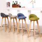 Contemporary Style Low Back Bar-stool Wooden Bar Stool for Restaurant Clearhalo 'Bar Furniture' 'Bar Stools' 'bar_stools' 'furn' 'furn_bar_stools' 'Furniture' 'furniture_bar_stools' 'Kitchen & Dining Furniture' 4790712