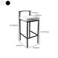 Contemporary Footrest Upholstered Home Stool Matte Finish Low Back Barstool Clearhalo 'Bar Furniture' 'Bar Stools' 'bar_stools' 'furn' 'furn_bar_stools' 'Furniture' 'furniture_bar_stools' 'Kitchen & Dining Furniture' 4790810