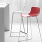 Modern Style Bar-stool Plastic Counter Bar Stool with Metal Legs for Kitchen Clearhalo 'Bar Furniture' 'Bar Stools' 'bar_stools' 'furn' 'furn_bar_stools' 'Furniture' 'furniture_bar_stools' 'Kitchen & Dining Furniture' 4790868