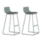 Modern Style Bar-stool Plastic Counter Bar Stool with Metal Legs for Kitchen Green 2 Piece Set Bar Stool(30"H) Clearhalo 'Bar Furniture' 'Bar Stools' 'bar_stools' 'furn' 'furn_bar_stools' 'Furniture' 'furniture_bar_stools' 'Kitchen & Dining Furniture' 4790889