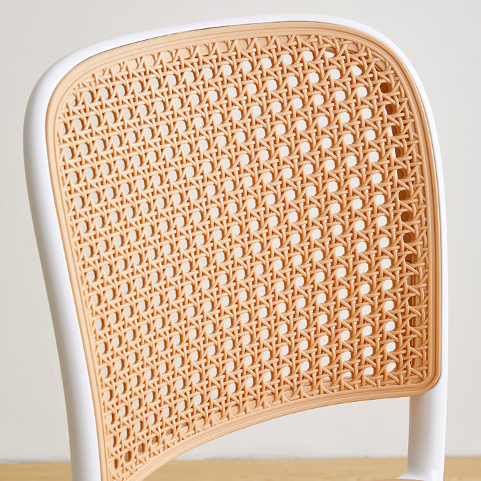 Contemporary Square Bar and Counter Stool Rattan Stool with 4 Legs Clearhalo 'Bar Furniture' 'Bar Stools' 'bar_stools' 'Furniture' 'furniture_bar_stools' 'Kitchen & Dining Furniture' 4790929