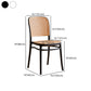 Contemporary Square Bar and Counter Stool Rattan Stool with 4 Legs Clearhalo 'Bar Furniture' 'Bar Stools' 'bar_stools' 'Furniture' 'furniture_bar_stools' 'Kitchen & Dining Furniture' 4790941