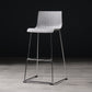 Industrial Bar-stool Plastic Counter Bar Stool for Kitchen Bar with Metal Legs Grey 1 Piece Clearhalo 'Bar Furniture' 'Bar Stools' 'bar_stools' 'furn' 'furn_bar_stools' 'Furniture' 'furniture_bar_stools' 'Kitchen & Dining Furniture' 4790960