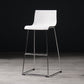 Industrial Bar-stool Plastic Counter Bar Stool for Kitchen Bar with Metal Legs White 1 Piece Clearhalo 'Bar Furniture' 'Bar Stools' 'bar_stools' 'furn' 'furn_bar_stools' 'Furniture' 'furniture_bar_stools' 'Kitchen & Dining Furniture' 4790965