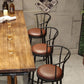 Industrial Bar and Counter Stool Brown Stool with Black Base Clearhalo 'Bar Furniture' 'Bar Stools' 'bar_stools' 'furn' 'furn_bar_stools' 'Furniture' 'furniture_bar_stools' 'Kitchen & Dining Furniture' 4790981