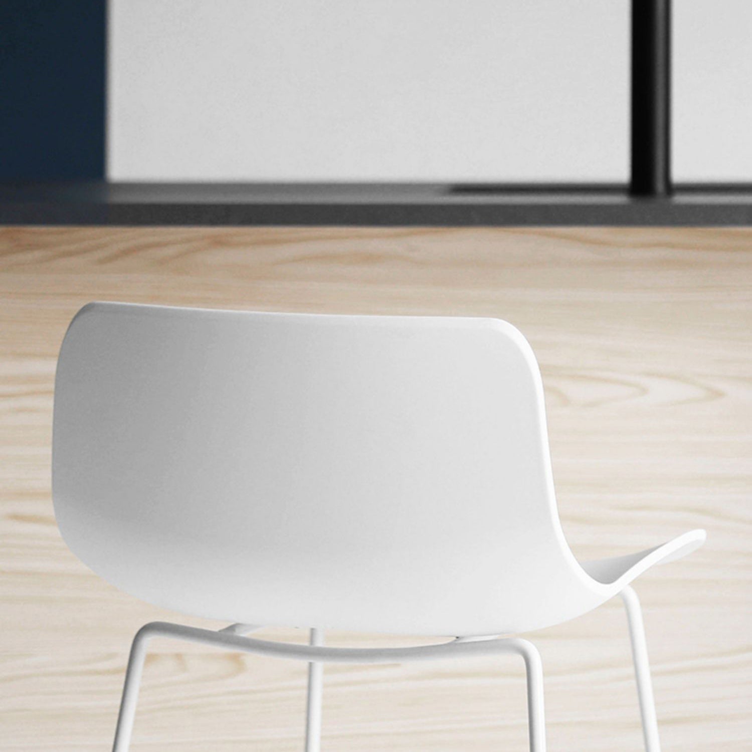 Nordic Bar-stool Plastic Counter Bar Stool for Kitchen Bar with Metal Legs Clearhalo 'Bar Furniture' 'Bar Stools' 'bar_stools' 'furn' 'furn_bar_stools' 'Furniture' 'furniture_bar_stools' 'Kitchen & Dining Furniture' 4791047