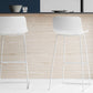 Nordic Bar-stool Plastic Counter Bar Stool for Kitchen Bar with Metal Legs Clearhalo 'Bar Furniture' 'Bar Stools' 'bar_stools' 'furn' 'furn_bar_stools' 'Furniture' 'furniture_bar_stools' 'Kitchen & Dining Furniture' 4791050