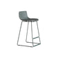 Nordic Bar-stool Plastic Counter Bar Stool for Kitchen Bar with Metal Legs Green 1 Piece Counter Stool(26"H) Clearhalo 'Bar Furniture' 'Bar Stools' 'bar_stools' 'furn' 'furn_bar_stools' 'Furniture' 'furniture_bar_stools' 'Kitchen & Dining Furniture' 4791063