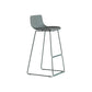 Nordic Bar-stool Plastic Counter Bar Stool for Kitchen Bar with Metal Legs Green 1 Piece Bar Stool(30"H) Clearhalo 'Bar Furniture' 'Bar Stools' 'bar_stools' 'furn' 'furn_bar_stools' 'Furniture' 'furniture_bar_stools' 'Kitchen & Dining Furniture' 4791075