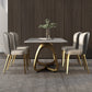 Luxury Sintered Stone Dining Set Rectangle 1/2/5/6/7 Pieces Dining Table with Chairs Clearhalo 'Dining Room Sets' 'Dining Tables & Seating' 'dining_room_set' 'furn' 'furn_dining_room_set' 'Furniture' 'furniture_dining_room_set' 'Kitchen & Dining Furniture' 4791305