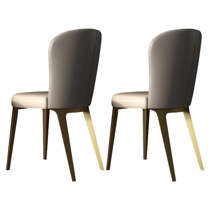 Luxury Sintered Stone Dining Set Rectangle 1/2/5/6/7 Pieces Dining Table with Chairs 2 Beige Chairs Clearhalo 'Dining Room Sets' 'Dining Tables & Seating' 'dining_room_set' 'furn' 'furn_dining_room_set' 'Furniture' 'furniture_dining_room_set' 'Kitchen & Dining Furniture' 4791306