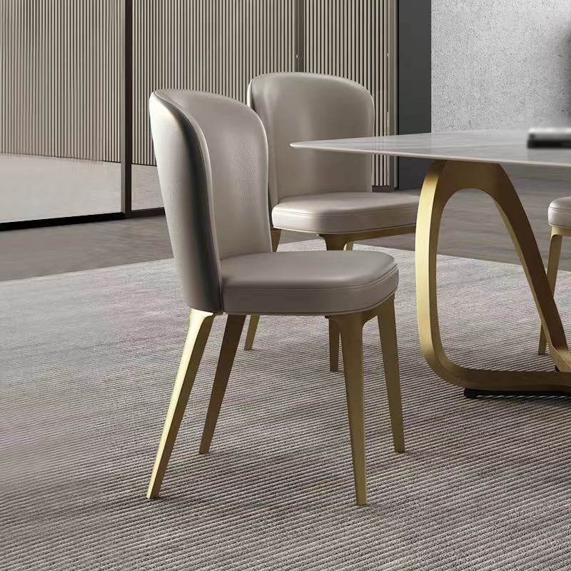 Luxury Sintered Stone Dining Set Rectangle 1/2/5/6/7 Pieces Dining Table with Chairs Clearhalo 'Dining Room Sets' 'Dining Tables & Seating' 'dining_room_set' 'furn' 'furn_dining_room_set' 'Furniture' 'furniture_dining_room_set' 'Kitchen & Dining Furniture' 4791314