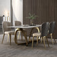 Luxury Sintered Stone Dining Set Rectangle 1/2/5/6/7 Pieces Dining Table with Chairs Clearhalo 'Dining Room Sets' 'Dining Tables & Seating' 'dining_room_set' 'furn' 'furn_dining_room_set' 'Furniture' 'furniture_dining_room_set' 'Kitchen & Dining Furniture' 4791316