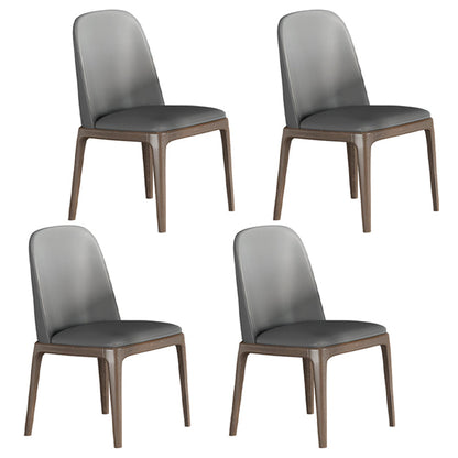 Modern Rectangle Sintered Stone Top Dining Set 1/2/3/4/5/7 Pieces Dining Table with Chairs 4 Grey Chairs Clearhalo 'Dining Room Sets' 'Dining Tables & Seating' 'dining_room_set' 'furn' 'furn_dining_room_set' 'Furniture' 'furniture_dining_room_set' 'Kitchen & Dining Furniture' 4791325