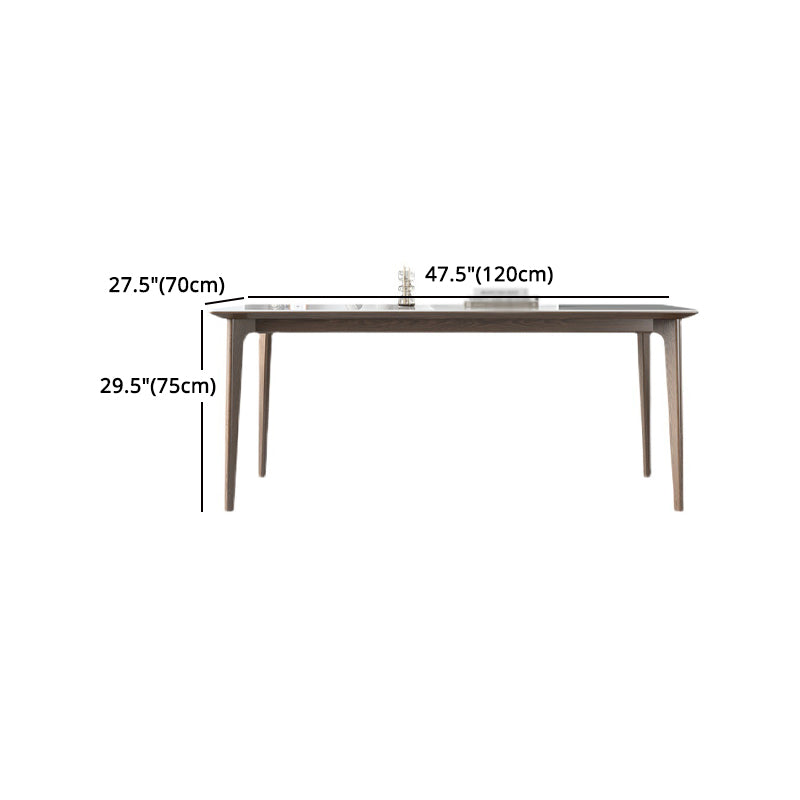 Modern Rectangle Sintered Stone Top Dining Set 1/2/3/4/5/7 Pieces Dining Table with Chairs Clearhalo 'Dining Room Sets' 'Dining Tables & Seating' 'dining_room_set' 'furn' 'furn_dining_room_set' 'Furniture' 'furniture_dining_room_set' 'Kitchen & Dining Furniture' 4791337