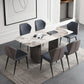 Modern Sintered Stone Top Dining Set Rectangle 1/4/5/7 Pieces Dining Table with Chairs Clearhalo 'Dining Room Sets' 'Dining Tables & Seating' 'dining_room_set' 'furn' 'furn_dining_room_set' 'Furniture' 'furniture_dining_room_set' 'Kitchen & Dining Furniture' 4791368