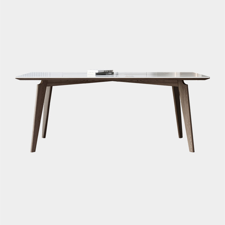 Modern Rectangle Sintered Stone Top Dining Set 1/4/5/7 Pieces Dining Table with Chairs Clearhalo 'Dining Room Sets' 'Dining Tables & Seating' 'dining_room_set' 'furn' 'furn_dining_room_set' 'Furniture' 'furniture_dining_room_set' 'Kitchen & Dining Furniture' 4791417