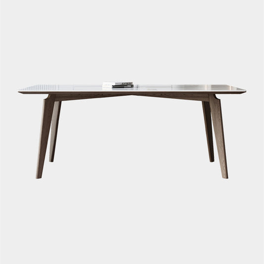 Modern Rectangle Sintered Stone Top Dining Set 1/4/5/7 Pieces Dining Table with Chairs Clearhalo 'Dining Room Sets' 'Dining Tables & Seating' 'dining_room_set' 'furn' 'furn_dining_room_set' 'Furniture' 'furniture_dining_room_set' 'Kitchen & Dining Furniture' 4791417