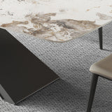 Modern Rectangle Sintered Stone Dining Set 1/2/4/5/6/7 Pieces Dining Table with Chairs Clearhalo 'Dining Room Sets' 'Dining Tables & Seating' 'dining_room_set' 'furn' 'furn_dining_room_set' 'Furniture' 'furniture_dining_room_set' 'Kitchen & Dining Furniture' 4791453