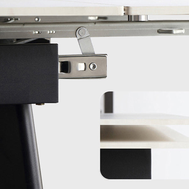 Designer Style Sintered Stone Dining Set 1/2/5/7 Pieces Rectangle Dining Furniture Clearhalo 'Dining Room Sets' 'Dining Tables & Seating' 'dining_room_set' 'furn' 'furn_dining_room_set' 'Furniture' 'furniture_dining_room_set' 'Kitchen & Dining Furniture' 4791472