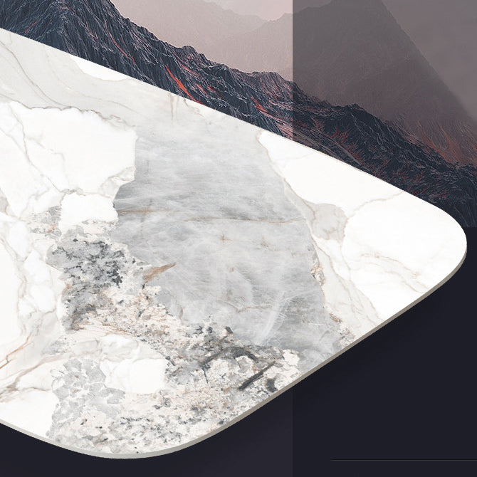 Nordic Glam Sintered Stone Dining Table Set 1/4/5/7 Pieces Dining Set for Home Clearhalo 'Dining Room Sets' 'Dining Tables & Seating' 'dining_room_set' 'furn' 'furn_dining_room_set' 'Furniture' 'furniture_dining_room_set' 'Kitchen & Dining Furniture' 4791488