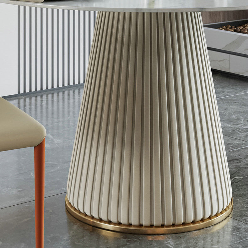 Modern Sintered Stone Dining Table Set 1/3/5/7 Pieces Dining Set for Home Clearhalo 'Dining Room Sets' 'Dining Tables & Seating' 'dining_room_set' 'furn' 'furn_dining_room_set' 'Furniture' 'furniture_dining_room_set' 'Kitchen & Dining Furniture' 4791509