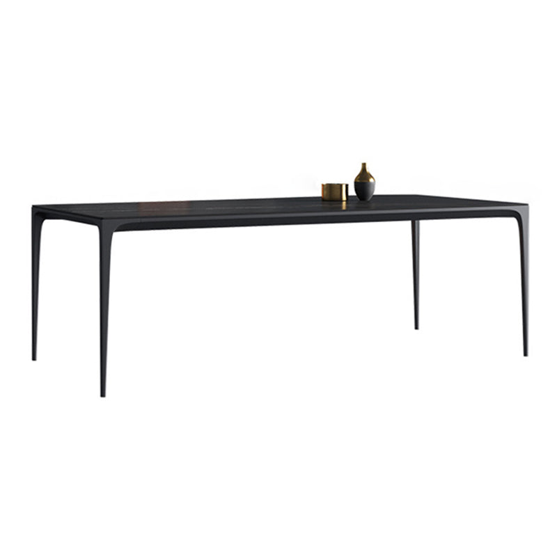 Modern Sintered Stone Dining Table Set 1/2/5/7 Pieces Dining Set for Home Clearhalo 'Dining Room Sets' 'Dining Tables & Seating' 'dining_room_set' 'furn' 'furn_dining_room_set' 'Furniture' 'furniture_dining_room_set' 'Kitchen & Dining Furniture' 4791521