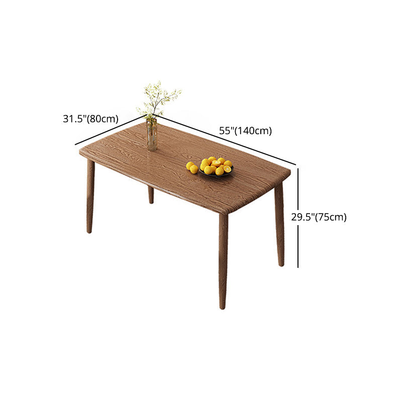 Modern Wood Dining Table Set 1/2/5/7 Pieces Dining Set for Home Use Clearhalo 'Dining Room Sets' 'Dining Tables & Seating' 'dining_room_set' 'furn' 'furn_dining_room_set' 'Furniture' 'furniture_dining_room_set' 'Kitchen & Dining Furniture' 4791567