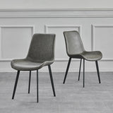 Modern Metal Dining Set 1/4/5 Pieces Rectangle Dining Table Set Clearhalo 'Dining Room Sets' 'Dining Tables & Seating' 'dining_room_set' 'furn' 'furn_dining_room_set' 'Furniture' 'furniture_dining_room_set' 'Kitchen & Dining Furniture' 4791606