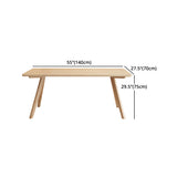 Modern Beige Dinette Set 1/2/4/5 Pieces Rectangle Ash Wood Dining Table Set Clearhalo 'Dining Room Sets' 'Dining Tables & Seating' 'dining_room_set' 'furn' 'furn_dining_room_set' 'Furniture' 'furniture_dining_room_set' 'Kitchen & Dining Furniture' 4791628