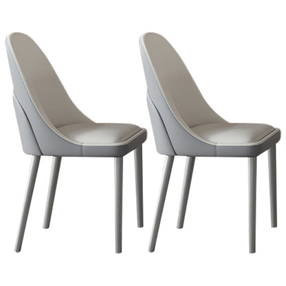 Designer Style Sintered Stone Top Dining Set E 1/2/3/5/7 Pieces Dining Table with Chairs 2 White Chairs Clearhalo 'Dining Room Sets' 'Dining Tables & Seating' 'dining_room_set' 'furn' 'furn_dining_room_set' 'Furniture' 'furniture_dining_room_set' 'Kitchen & Dining Furniture' 4791638