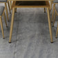 Traditional Luxury Dining Table Rectangle 4 Legs Dining Table with Gold Frame Clearhalo 'Dining Tables & Seating' 'Dining Tables' 'dining_table' 'furn' 'furn_dining_table' 'Furniture' 'furniture_dining_table' 'Kitchen & Dining Furniture' 'kitchen' 'kitchen_dining_table' 4791708