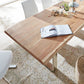Rectangle Wood Color Dining Table Solid Wood Table Luxury with Sled Base Clearhalo 'Dining Tables & Seating' 'Dining Tables' 'dining_table' 'furn' 'furn_dining_table' 'Furniture' 'furniture_dining_table' 'Kitchen & Dining Furniture' 'kitchen' 'kitchen_dining_table' 4791737