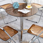 Glass Top Dining Table Modern Dining Table with Pedestal Base Clearhalo 'Dining Tables & Seating' 'Dining Tables' 'dining_table' 'Furniture' 'furniture_dining_table' 'Kitchen & Dining Furniture' 'kitchen' 'kitchen_dining_table' 4791791