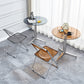 Glass Top Dining Table Modern Dining Table with Pedestal Base Clearhalo 'Dining Tables & Seating' 'Dining Tables' 'dining_table' 'Furniture' 'furniture_dining_table' 'Kitchen & Dining Furniture' 'kitchen' 'kitchen_dining_table' 4791792