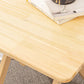 Contemporary Dining Room Wood Table Natural Pine Folding Table Clearhalo 'Dining Tables & Seating' 'Dining Tables' 'dining_table' 'furn' 'furn_dining_table' 'Furniture' 'furniture_dining_table' 'Kitchen & Dining Furniture' 'kitchen' 'kitchen_dining_table' 4791883