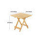 Contemporary Dining Room Wood Table Natural Pine Folding Table Clearhalo 'Dining Tables & Seating' 'Dining Tables' 'dining_table' 'furn' 'furn_dining_table' 'Furniture' 'furniture_dining_table' 'Kitchen & Dining Furniture' 'kitchen' 'kitchen_dining_table' 4791888