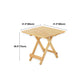 Contemporary Dining Room Wood Table Natural Pine Folding Table Clearhalo 'Dining Tables & Seating' 'Dining Tables' 'dining_table' 'furn' 'furn_dining_table' 'Furniture' 'furniture_dining_table' 'Kitchen & Dining Furniture' 'kitchen' 'kitchen_dining_table' 4791894