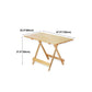 Contemporary Dining Room Wood Table Natural Pine Folding Table Clearhalo 'Dining Tables & Seating' 'Dining Tables' 'dining_table' 'furn' 'furn_dining_table' 'Furniture' 'furniture_dining_table' 'Kitchen & Dining Furniture' 'kitchen' 'kitchen_dining_table' 4791900