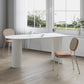 Dining Room Kitchen Table Modern Oval Solid Wood Double Pedestal Table Clearhalo 'Dining Tables & Seating' 'Dining Tables' 'dining_table' 'furn' 'furn_dining_table' 'Furniture' 'furniture_dining_table' 'Kitchen & Dining Furniture' 'kitchen' 'kitchen_dining_table' 4791927