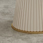 Stone Top Dining Table Round Table with Wood Pedestal Base in White Clearhalo 'Dining Tables & Seating' 'Dining Tables' 'dining_table' 'furn' 'furn_dining_table' 'Furniture' 'furniture_dining_table' 'Kitchen & Dining Furniture' 'kitchen' 'kitchen_dining_table' 4792015