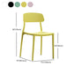 Contemporary Stackable Chairs Open Back Kitchen Armless Chair with Plastic Legs Clearhalo 'Dining Chairs' 'Dining Tables & Seating' 'dining_chair' 'furn' 'furn_dining_chair' 'Furniture' 'furniture_dining_chair' 'Kitchen & Dining Furniture' 4792126