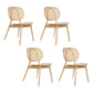 Contemporary Style Wood Dining Chair Armless Side Chairs for Restaurant Wood 4 Piece Set Clearhalo 'Dining Chairs' 'Dining Tables & Seating' 'dining_chair' 'furn' 'furn_dining_chair' 'Furniture' 'furniture_dining_chair' 'Kitchen & Dining Furniture' 4792203